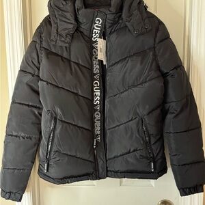 GUESS Black Puffer Jacket